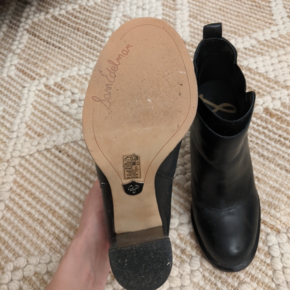 Sam Edelman black leather boots - Picture 3 of 4